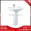 China Factory Foshan Ceramic Stand Alone Catch Bathroom Wash Basin