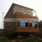 two storey prefab light steel structure wooden villa