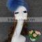 New style girls hair accessories raccoon fur pompom headband hair bands