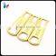 custom concave alloy zipper puller flatback zipper slider