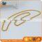 Mens Necklace 14k Solid Gold Plated Chain Heavy Gold Chain