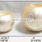 pink white champagne glass round tealight holders