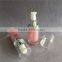 Elegant pink acrylic lotion pump bottle