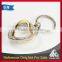 High qulaity fashion design heart shape spinning keychain