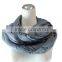 Polyester Grey Print Scarf