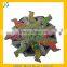 Zinc alloy material silver color custom metal lapel pins metal craft