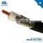 RG59U coaxial cable CCA conductor 75OHM foan PE Al foil shield bare copper wire braid