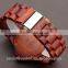 2014 attractive top brand women wooden watch Quartz movement red sandal wood belt Quartz wooden watch