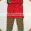 Wholesale 2016 new arrival long sleeve lovely printed christmas pajamas