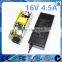 LCD Monitors 16V 4.5A 72W AC Adapter Power Supply UL 1310 Class 2 AC Adaptor