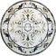 Hotel lobby ceramic waterjet medallion floor tile