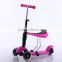 Three wheels scooter baby scooter with seat/baby kick scooter with seat,3 in 1 baby foot scooter