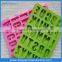 Custom new design silicone cake mould letter cake moulds