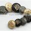 Custom hangbag button & Zipper sliders & Pullers