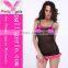 Newest Black Sexy Sleeping Wear Babydolls Lingerie Dress for ladies