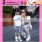 2015 Factory Direct High Quality Family Suit Summer Korean New Style Fashion Family Clothing Set