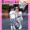 Fashion Korean Style New Design Family Clothes Mother And Daughter Hot Sale Family Clothing Stores