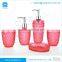 Tooth Brush, Tumbler, Lotion Dispenser Soap Dish Acrylic Bathroom Accessory