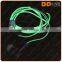 Cool glowing in dark el earphone led earphones with microphone for phone