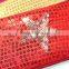 Plastic glitter coin purse made in China