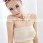Ginie Bra white/nude/black A strapless bra with Wrapped chest/bust out