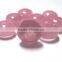 AAA Chinese Pink Cats Eye Stylist Roundel Big Hole Beads