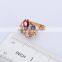 2016  Wholesale Fashion Colorful Cubic Zirconia Jewelry , Women's Hoop Earring