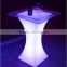 Square or round led light cocktail table desk for cocktail bar