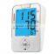 Household blood pressure cuff with blue backlit and extra large LCD