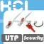 Taiwan Manufacturer RJ45 Cat6 S/FTP Stranded Security Lock Patch Cord with Removal Key