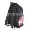 Fashion school backpack with printed flower