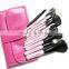 Guangdong Shenzhen supplier 12pcs brush for makeup pony hair makeup sets brush