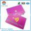 Free sample pvc credit card rfid blocking card