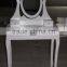 Roundhill Furniture Ashley Wood Make-Up Vanity Table and Stool Set White