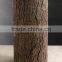 Faux trunk with real birch bark