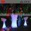 Highboy bar counter table with led lighting for events