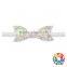 Kids Fashion headwrap Sparkly bow headband