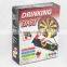 dart shot glass drinking game set with mini Metal stand