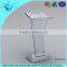 OEM Crystal clear podium pillar podium on square pillar for speach