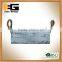 Rectangle Shape Wooden Pot Planters With Rope Handles
