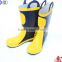fireman workers foot protected steel toe fire retardant flame protected workers preventing hurt rubber safety boots