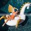 Leasure Giant Pegasus Pool Float Luxury Adult Raft for Swimming Party Fun Inflatable Water Toy Floats for adults and kids