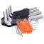 9 pcs long hex key wrench