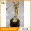 hot sale different size metal golf trophy for promotion