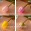 Real touch 12 heads pu romantic Red tulips bouquet flower,decoration artificial tulip flower