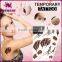 OEM designs printed non-toxic customized temporary tattoo sticker