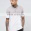 New Custom Fashion Short Sleeve Button Placket White Contrast Design Men's 100% Cotton Knit Skinny Slim Fit Casual Polo T-Shirt