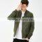 2017 Spring Wholesale Classic Men Women Plain Nylon Custom Bomber Jacket