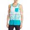 Design Custom Screen Printing 100 Cotton Bulk Wholesale Stringer Tank Top For Men