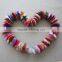 Myfur Customize Fashion Ladies Colorful Crossed Real Fox Fur Scarf Wholesale
